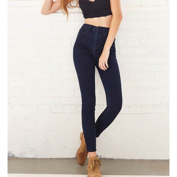 BDG Denim - BDG Super High Rise Twig Long Dark Wash 28 w 33 l